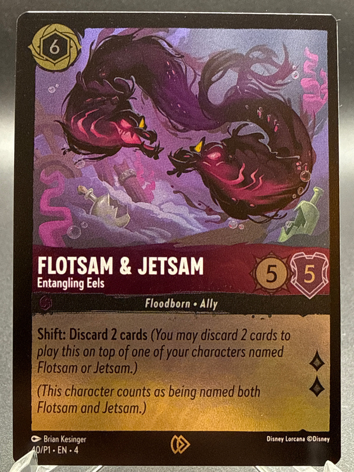 Lorcana TCG: Flotsam & Jetsam - Entangling Eels - 40/P1 - Disney Lorcana Promo Cards