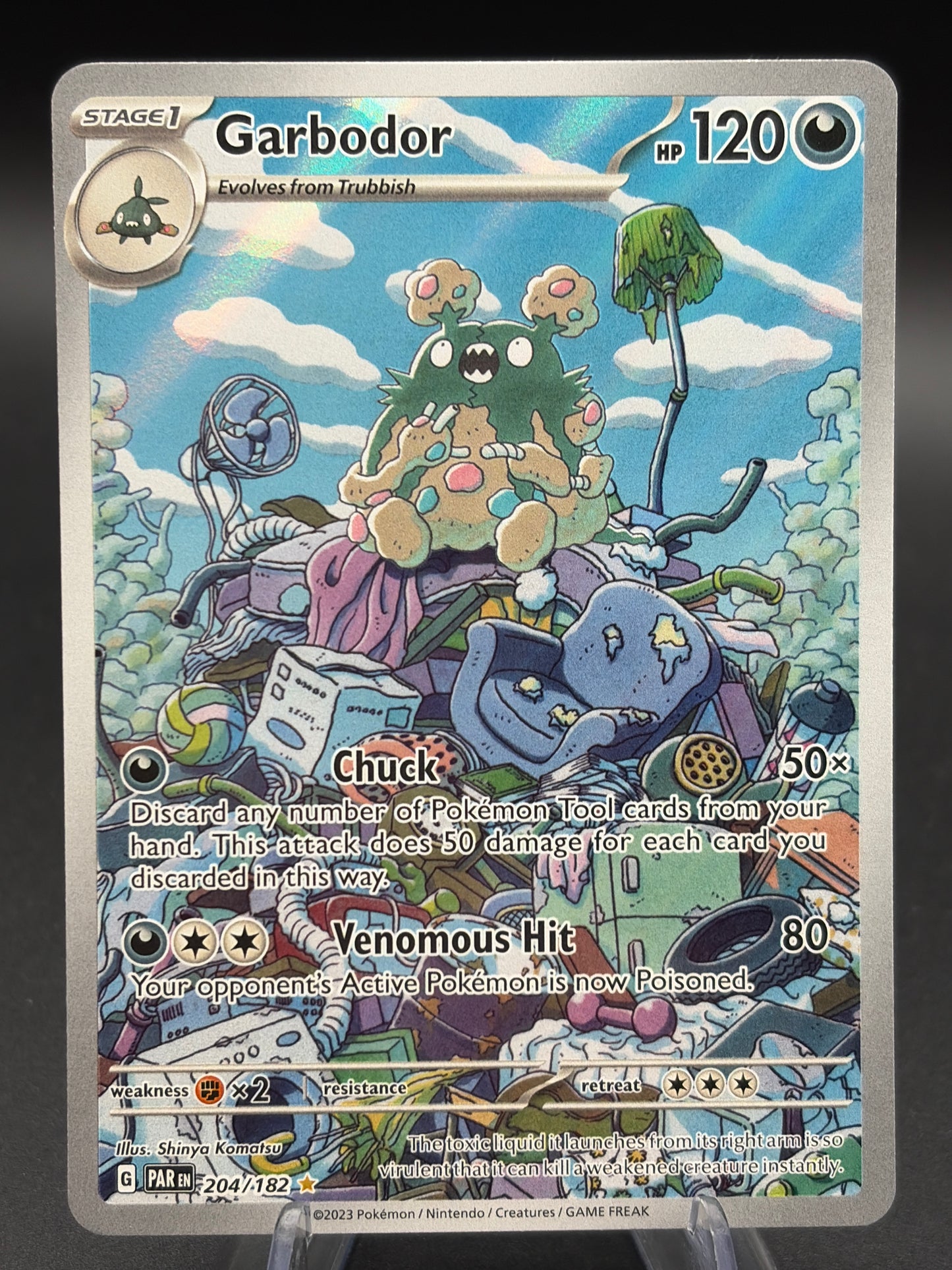 Pokémon TCG: 2023 Garbodor 204/182 SV: Paradox Rift