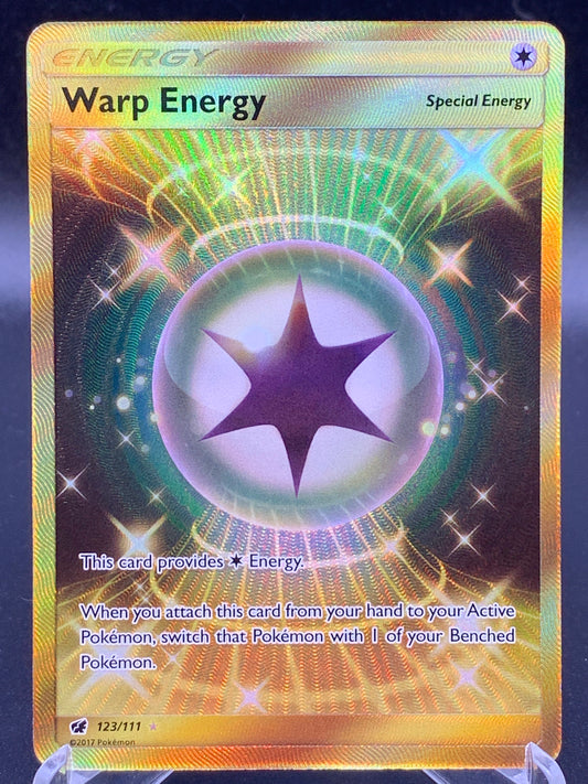 Pokémon TCG: 2017 Warp Energy 123/111 S&M: Crimson Invasion