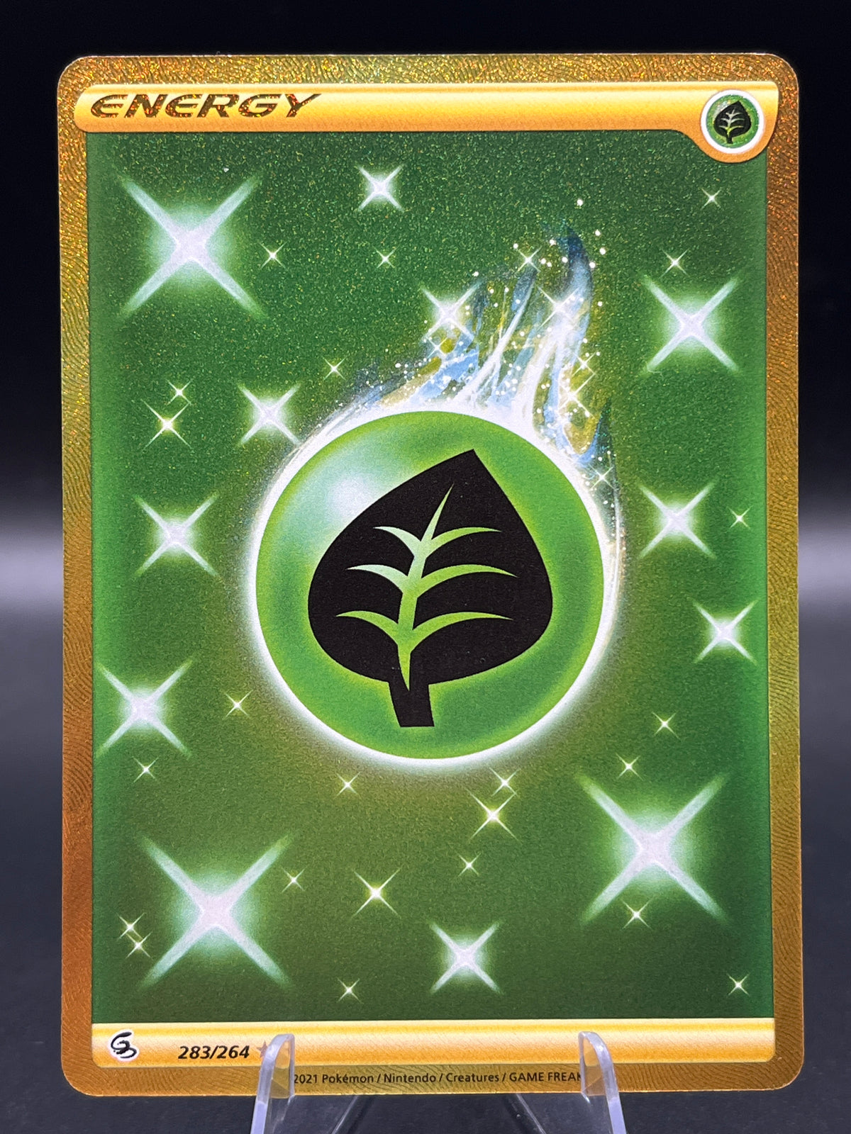 Pokémon TCG: 2021 Grass Energy - 283/264 - SWSH: Fusion Strike