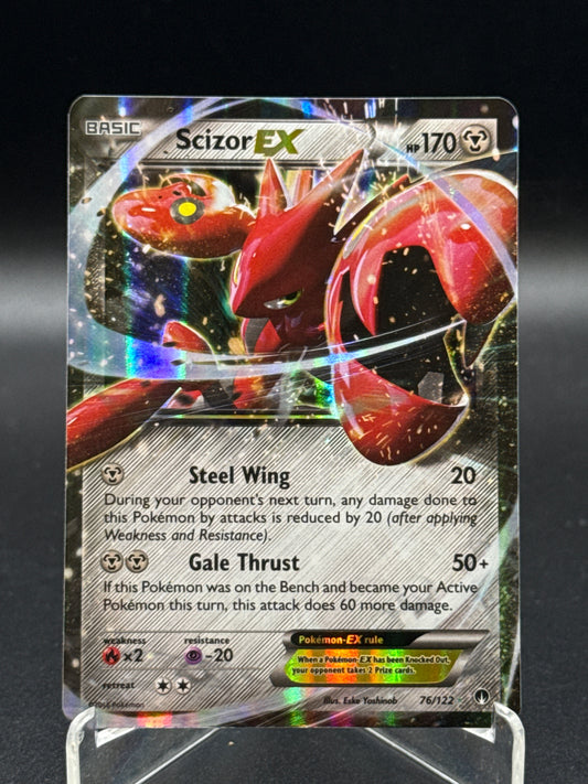 Pokémon TCG: 2016 Scizor Ex - 76/122 - XY: BREAKpoint