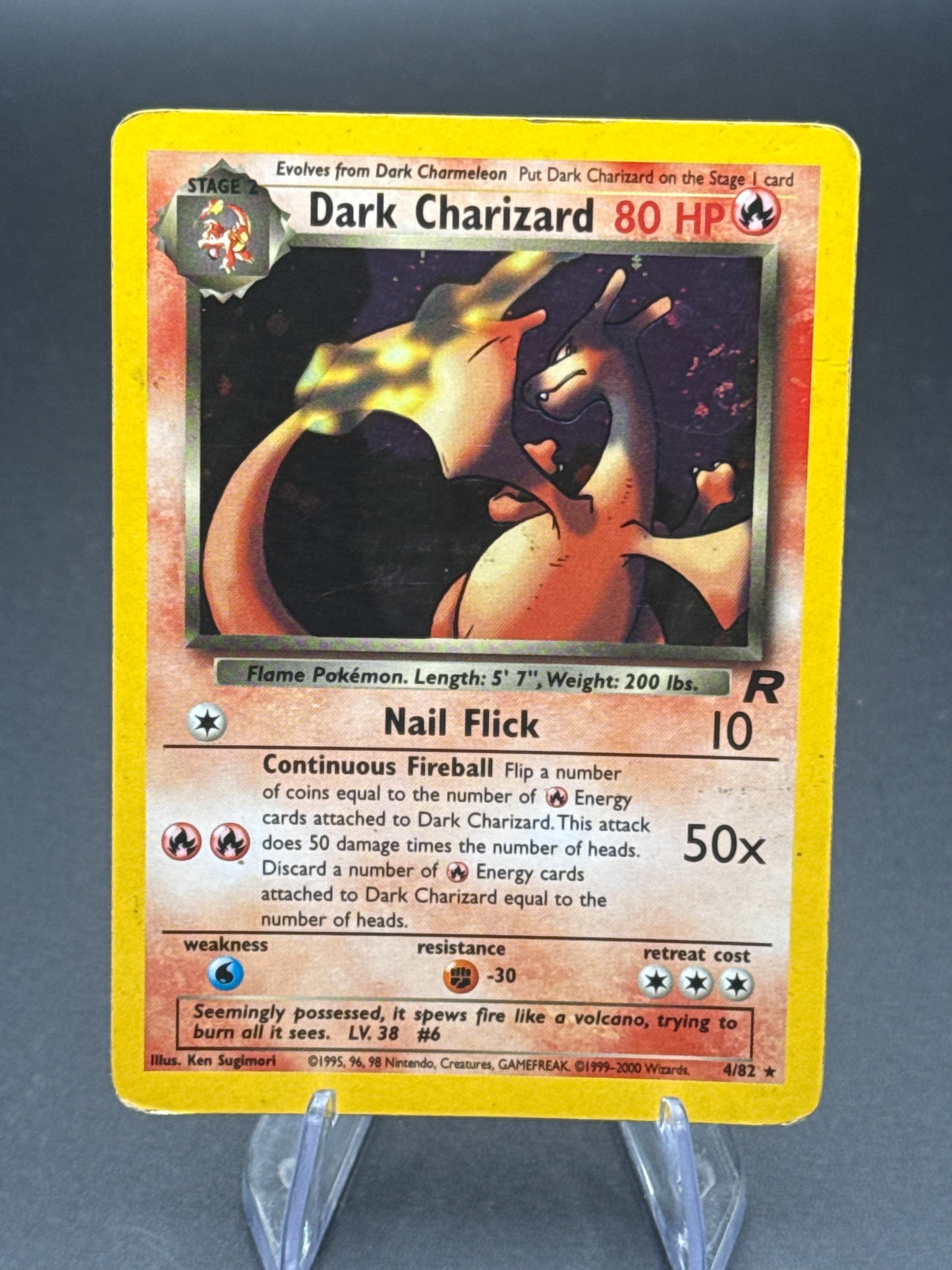 Pokémon TCG: 2000 Dark Charizard 4/82 - Team Rocket