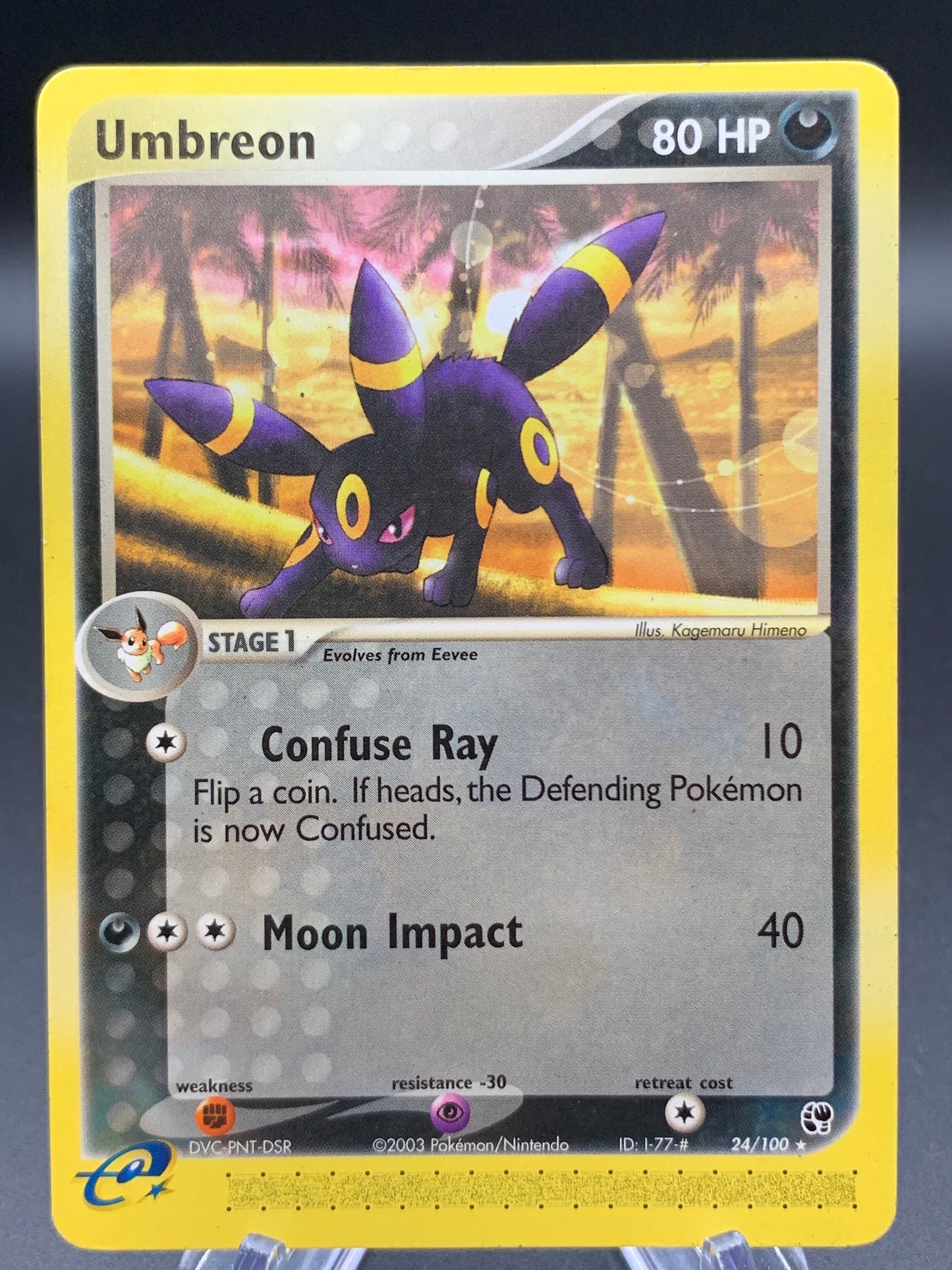 Pokémon TCG: 2003 Umbreon - 24/100 - EX: Sandstorm