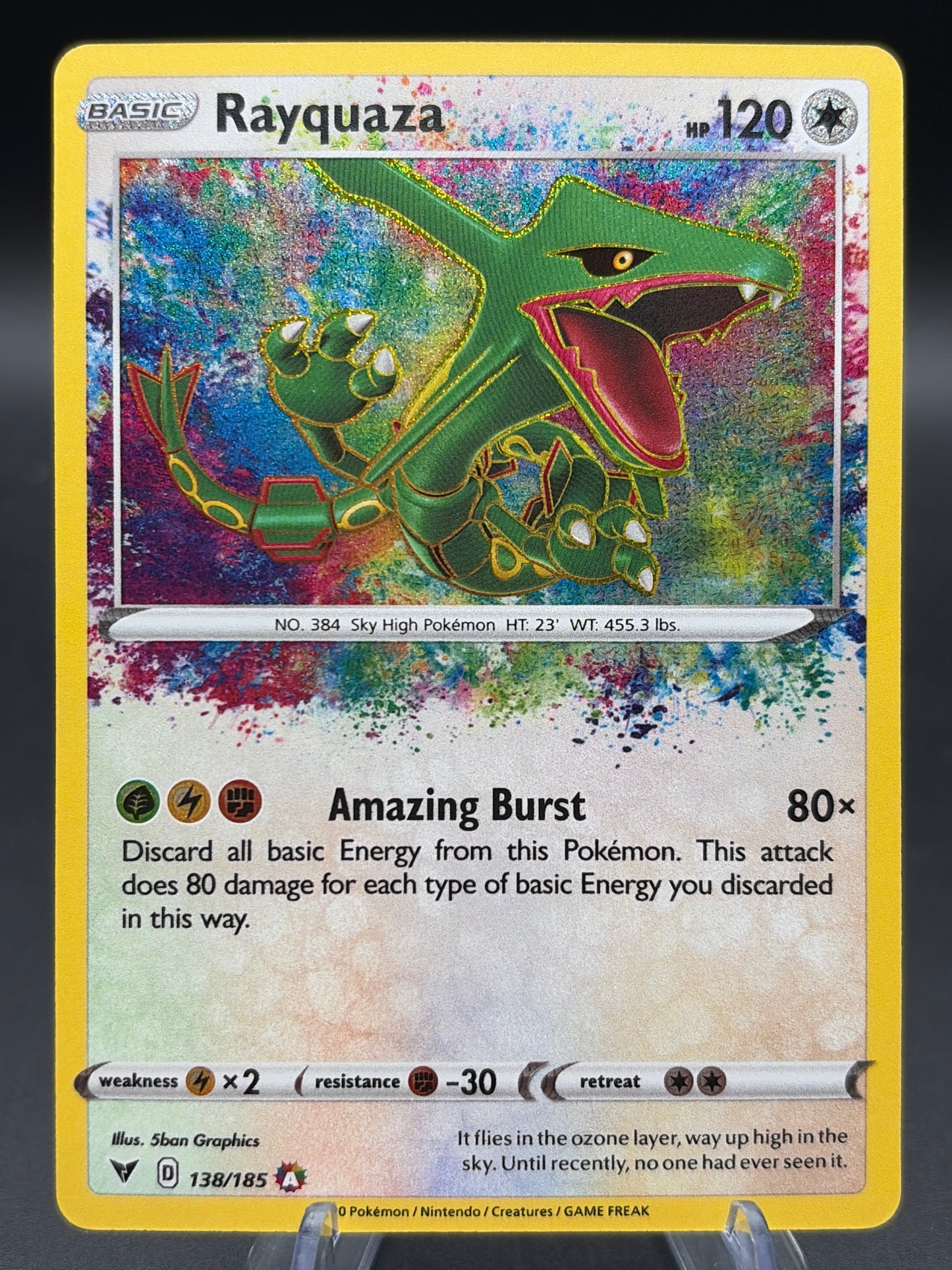 Pokémon TCG: 2020 Rayquaza - 138/185 - SWSH: Vivid Voltage