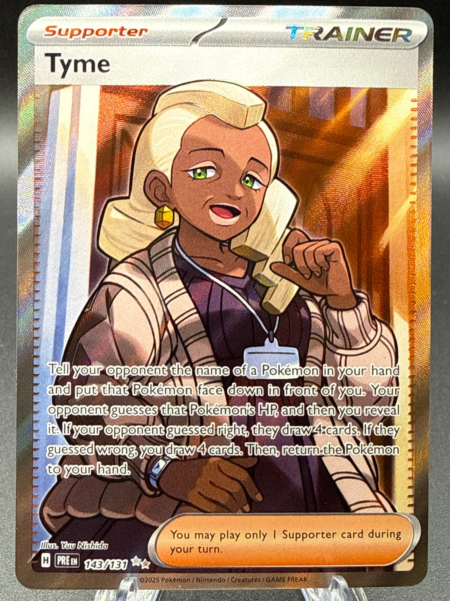 Pokémon TCG: 2025 Tyme - 143/131 - SV: Prismatic Evolutions