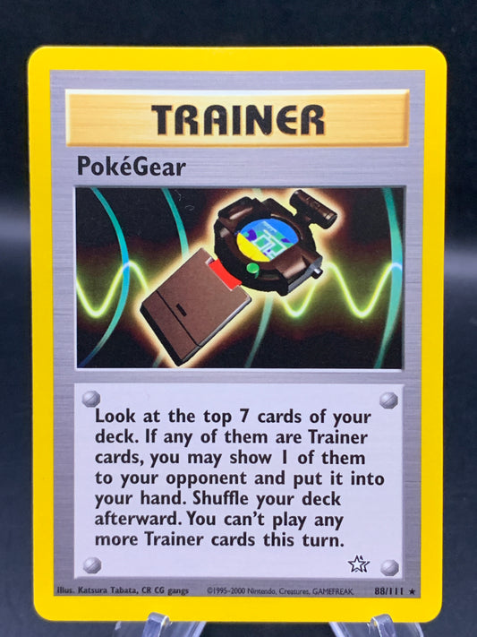 Pokemon TCG 2000 PokeGear 88/111 Neo Genesis