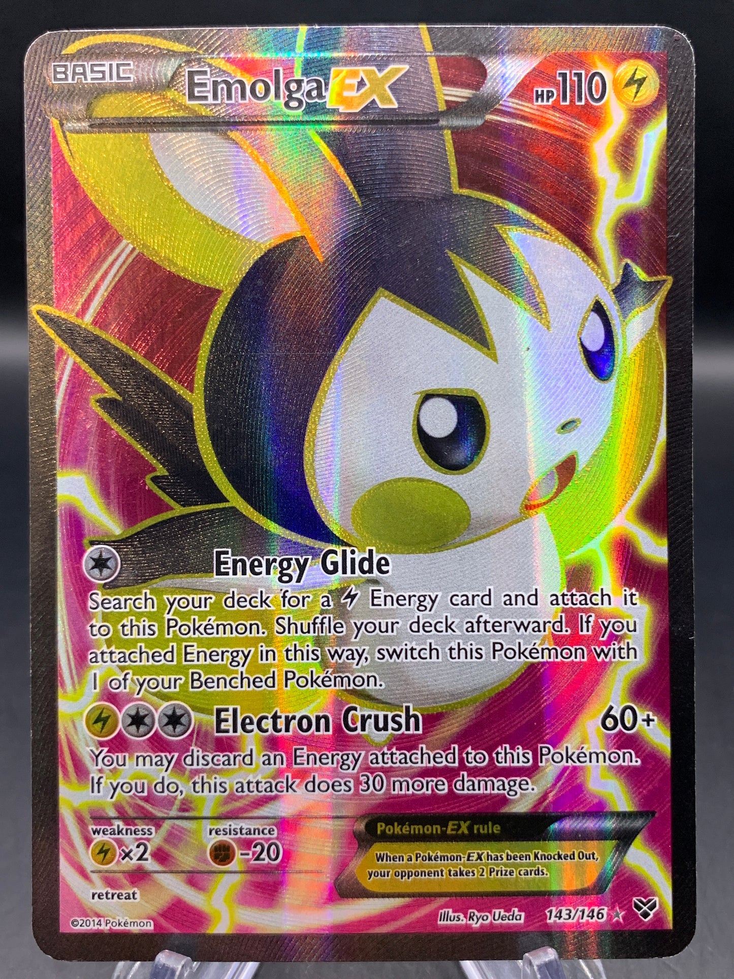 Pokémon TCG: 2014 Emolga ex - 143/146 - XY: Base Set
