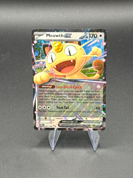 Pokémon TCG: 2026 Meowth ex - 062/088 - ME03: Perfect Order