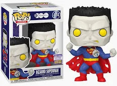 Funko PoP! Heroes: WB 100 Celebrating Every Story - Bizarro Superman 474 - Funko 2023 Summer Convention Limited Edition