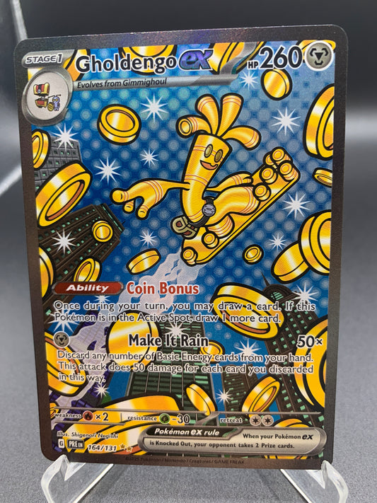 Pokémon TCG: 2025 Gholdengo ex 164/131 SV: Prismatic Evolutions