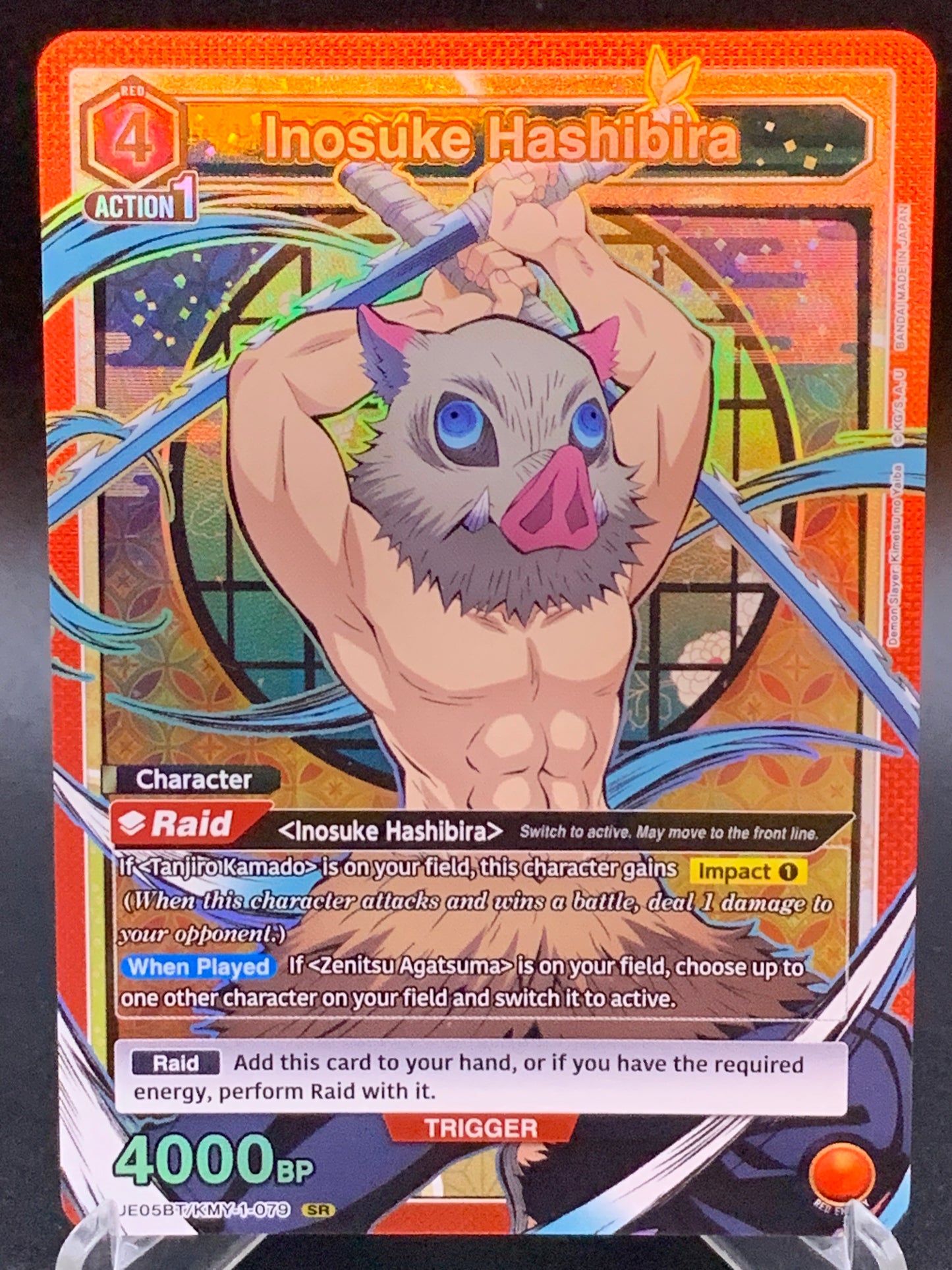 Union Arena TCG: Inosuke Hashibira (079) UE05BT: Demon Slayer: Kimetsu no Yaiba