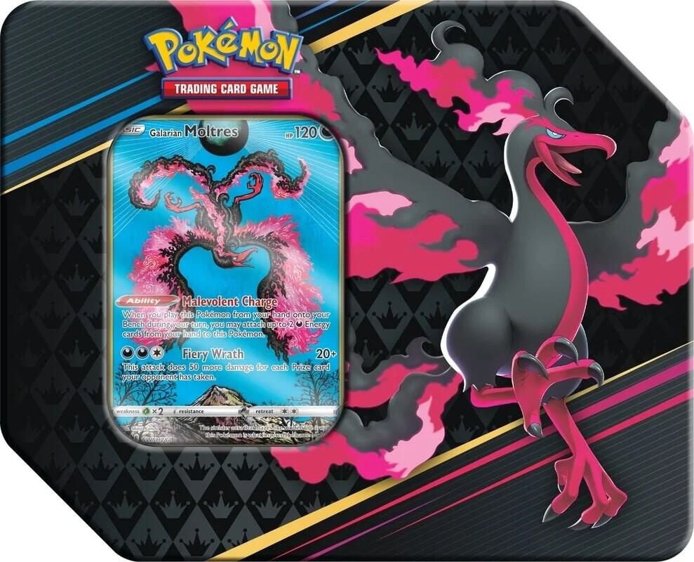 Pokémon TCG: Crown Zenith Tin - [Galarian Moltres]