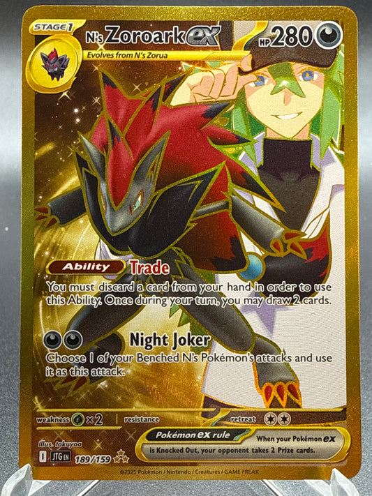 Pokémon TCG: 2025 N's Zoroark ex 189/159 SV: Journey Together