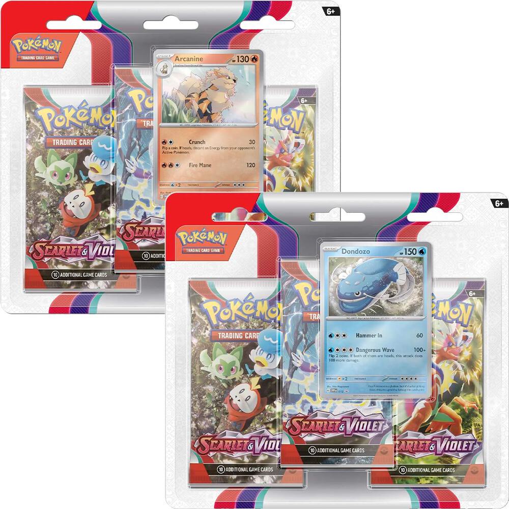Pokémon TCG: Scarlet & Violet 3 Pack Blister