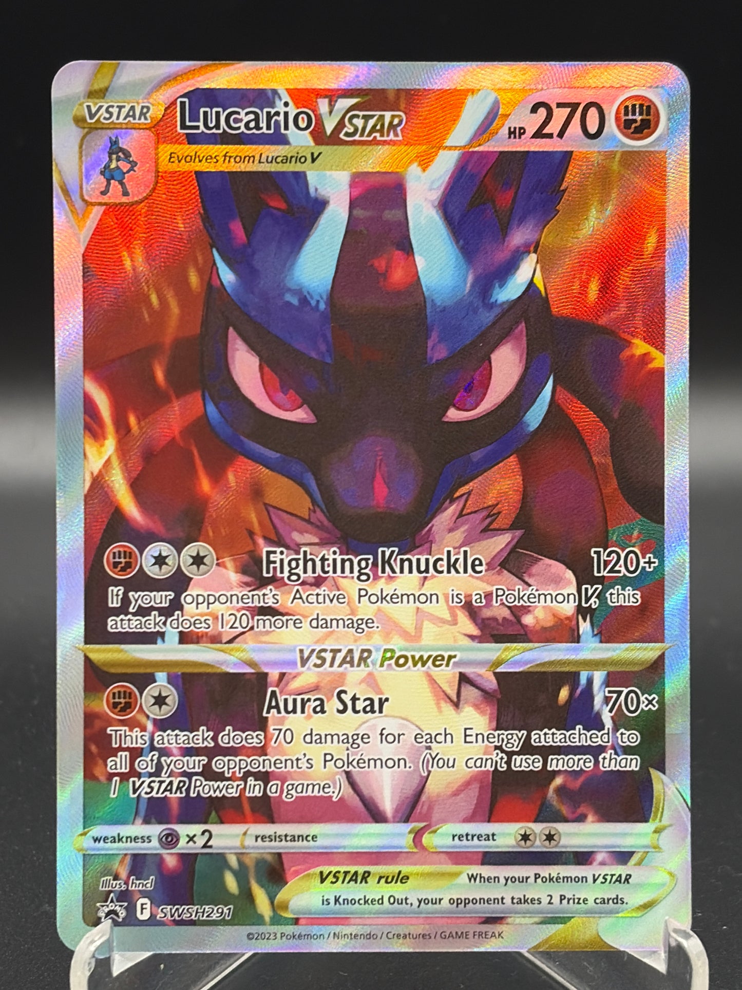 Pokémon TCG: 2023 Lucario VSTAR - SWSH291 - SWSH: Sword & Shield Promo