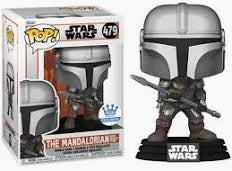 Funko PoP! - STAR WARS - The Mandalorian With Beskar Staff 479 - Funko Exclusive