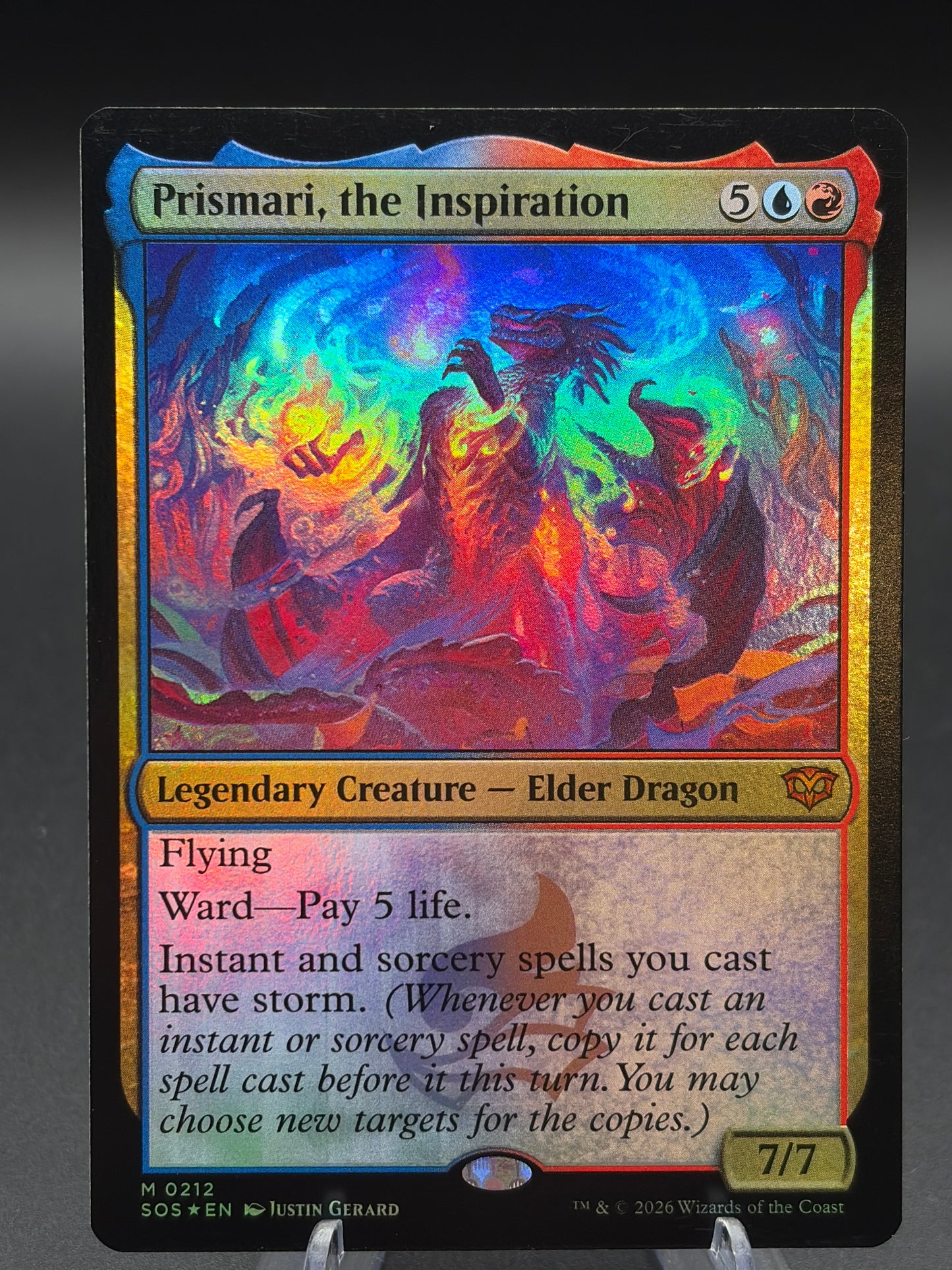 MTG TCG: Prismari, the Inspiration M 0212 - Promo Pack: Secrets of Strixhaven (PPSOS)