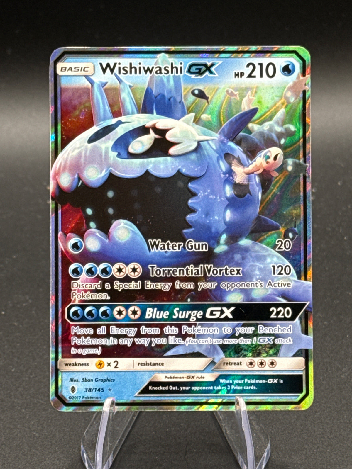 Pokémon TCG: 2017 Wishiwashi GX - SM - Guardians Rising