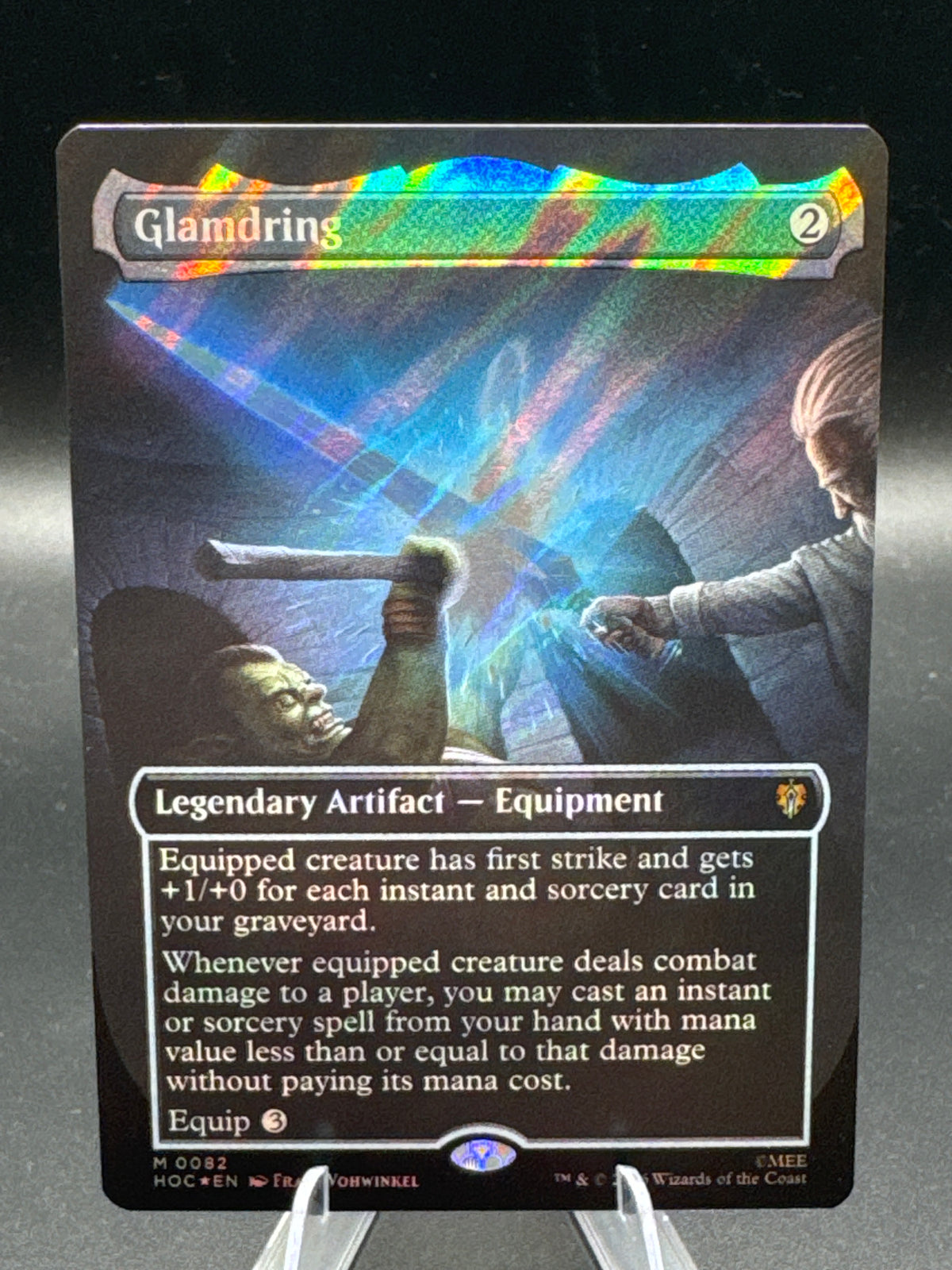 MTG TCG: 2026 Glamdring (Borderless) (Surge Foil) - 0082 - The Hobbit: Eternal-Legal (HOC)