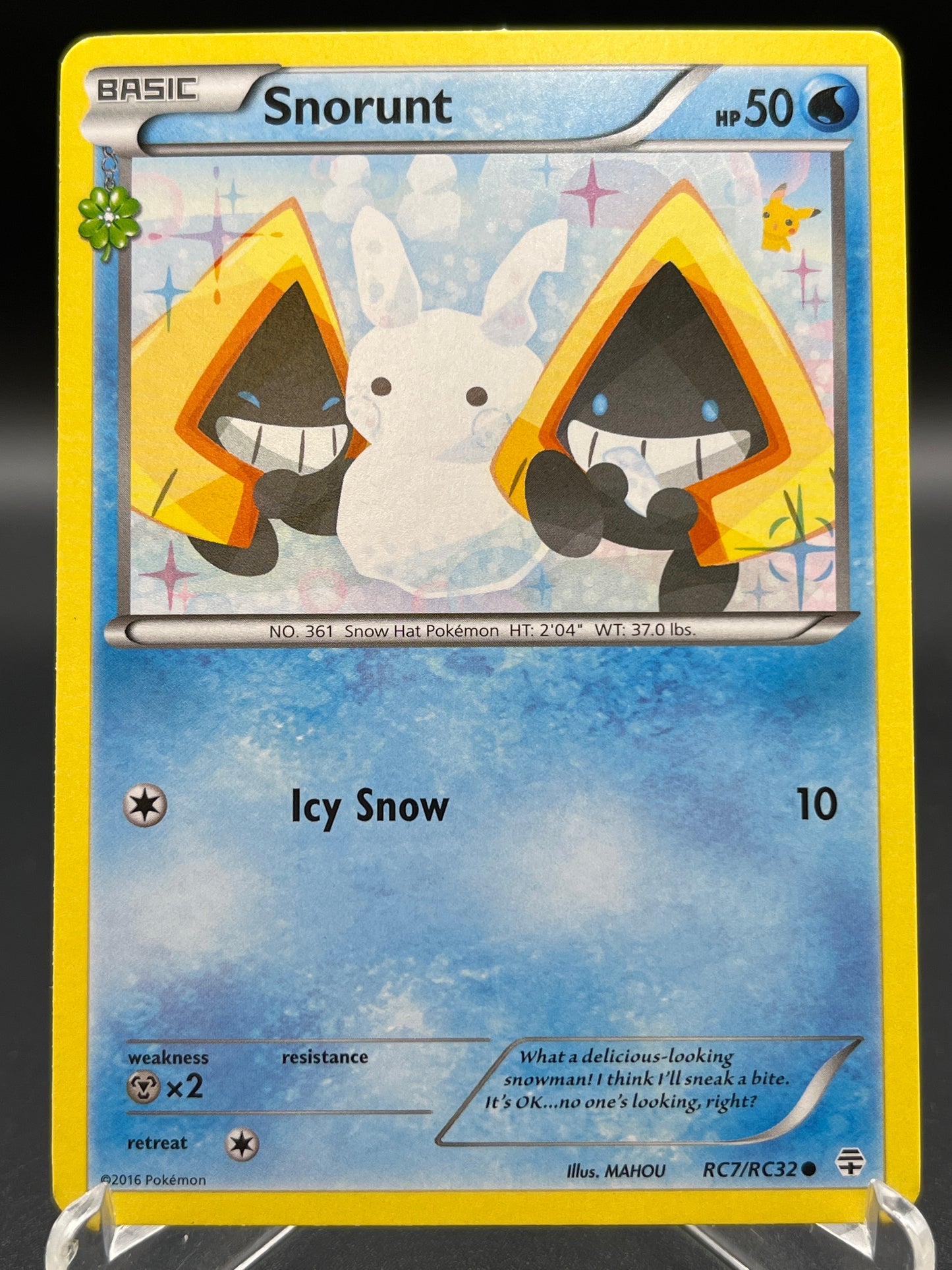 Pokémon TCG: 2016 Snorunt - RC7/RC32 - Generations: Radiant Collection