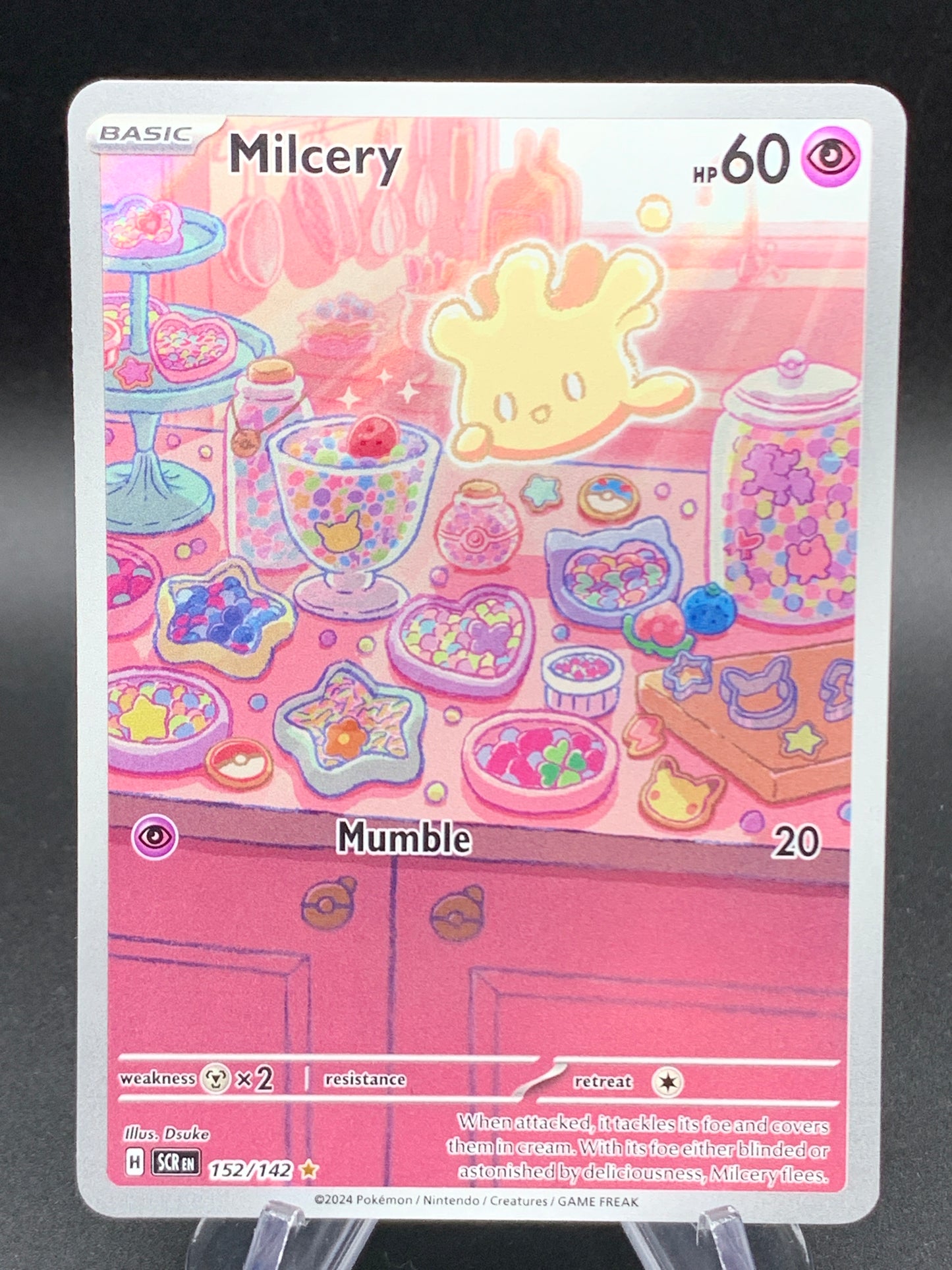 Pokémon TCG: 2024 Milcery - 152/142 - SV: Stellar Crown
