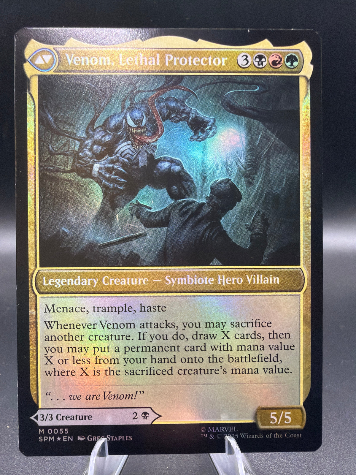 MTG TCG: 2025 Eddie Brock - Marvel's Spider-Man Foil (SPM)