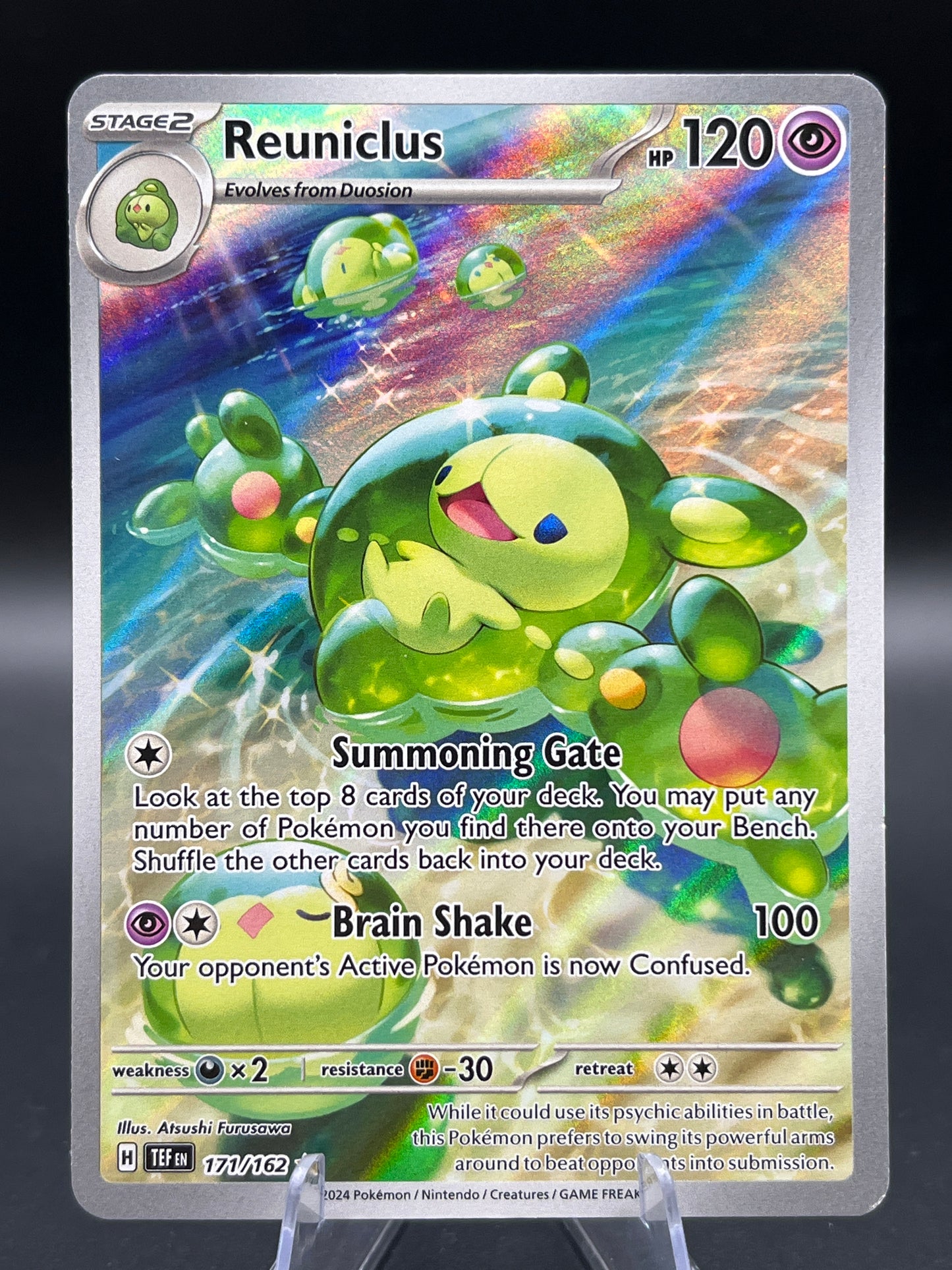 Pokémon TCG: 2024 Reuniclus 171/162 S&V: Temporal Forces