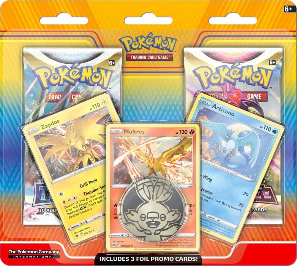 Pokémon TCG: Enhanced 2-Pack Blister Pack [Articuno, Zapdos, & Moltres]