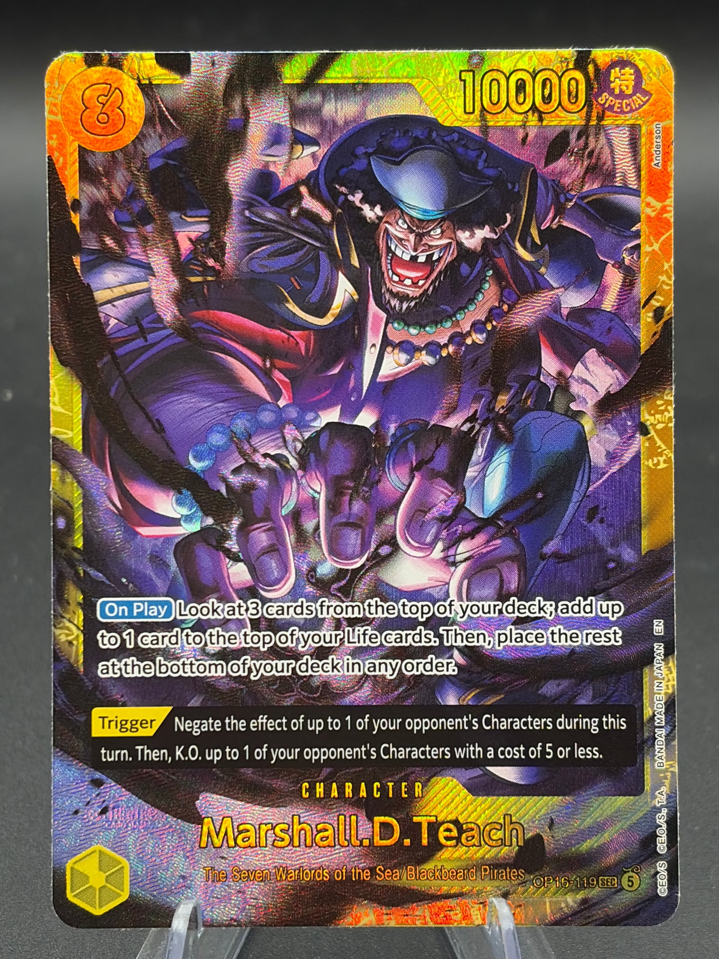 One Piece TCG: Marshall.D.Teach (119) - The Time of Battle (OP16)