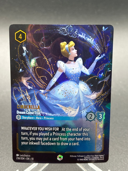 Disney Lorcana: Cinderella - Dream Come True (Enchanted) - 236/204 - Whispers in the Well
