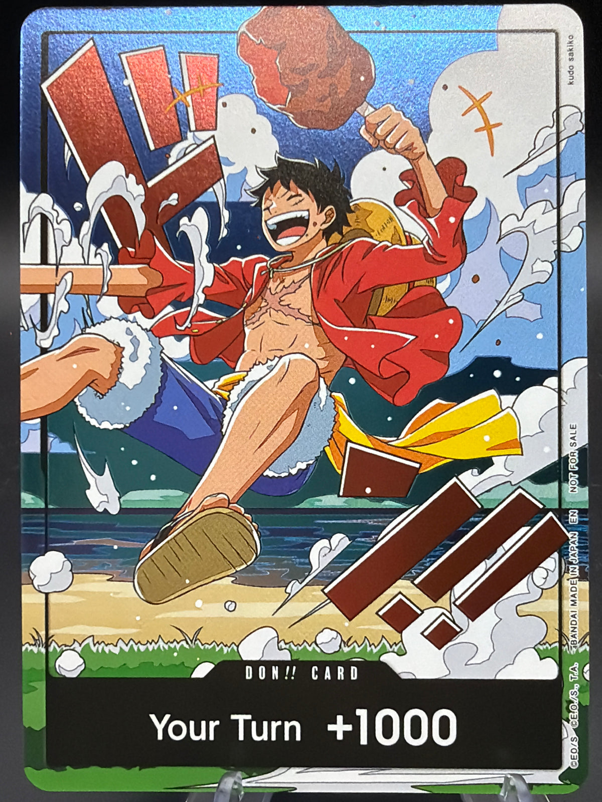 One Piece TCG: DON!! Card (World United) (Luffy) - One Piece Promotion Cards (OP-PR)