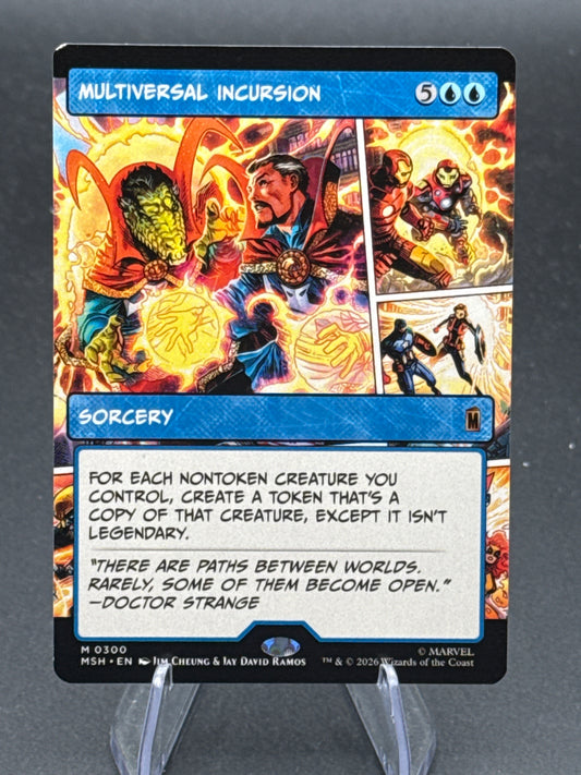 MTG TCG:  Multiversal Incursion M 0300 (Borderless) - Marvel Super Heroes