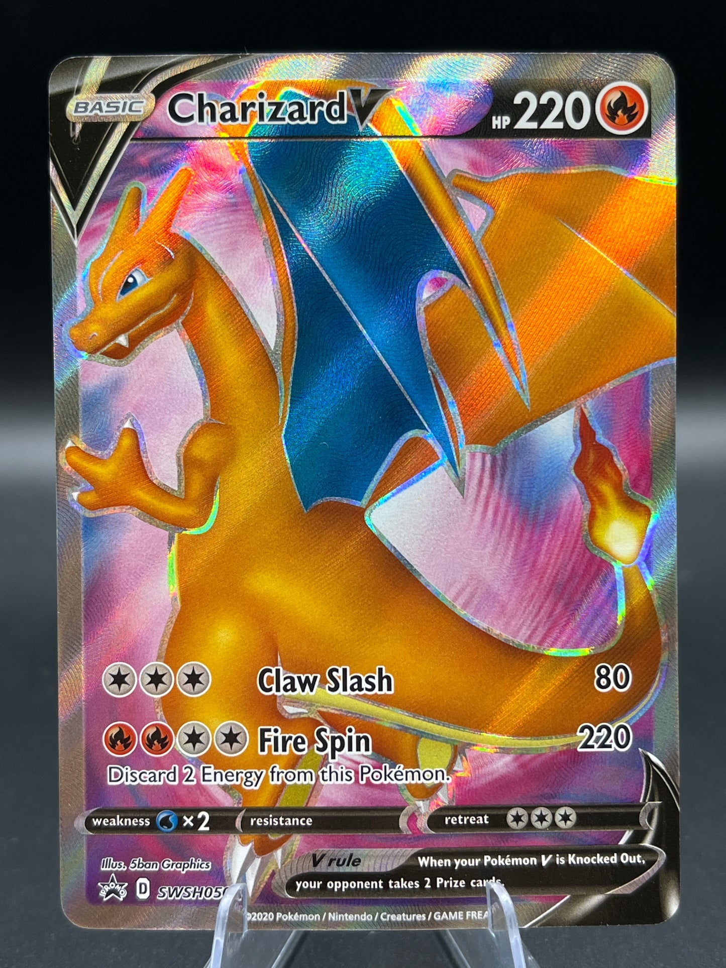 Pokémon TCG: 2020 Charizard V SWSH050 SWSH: Sword & Shield Promos