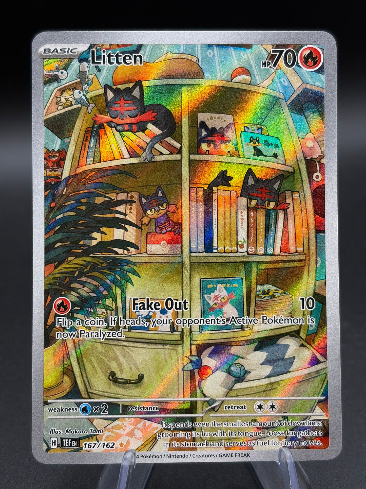 Pokémon TCG: 2024 Litten - 167/162 - S&V: Temporal Forces