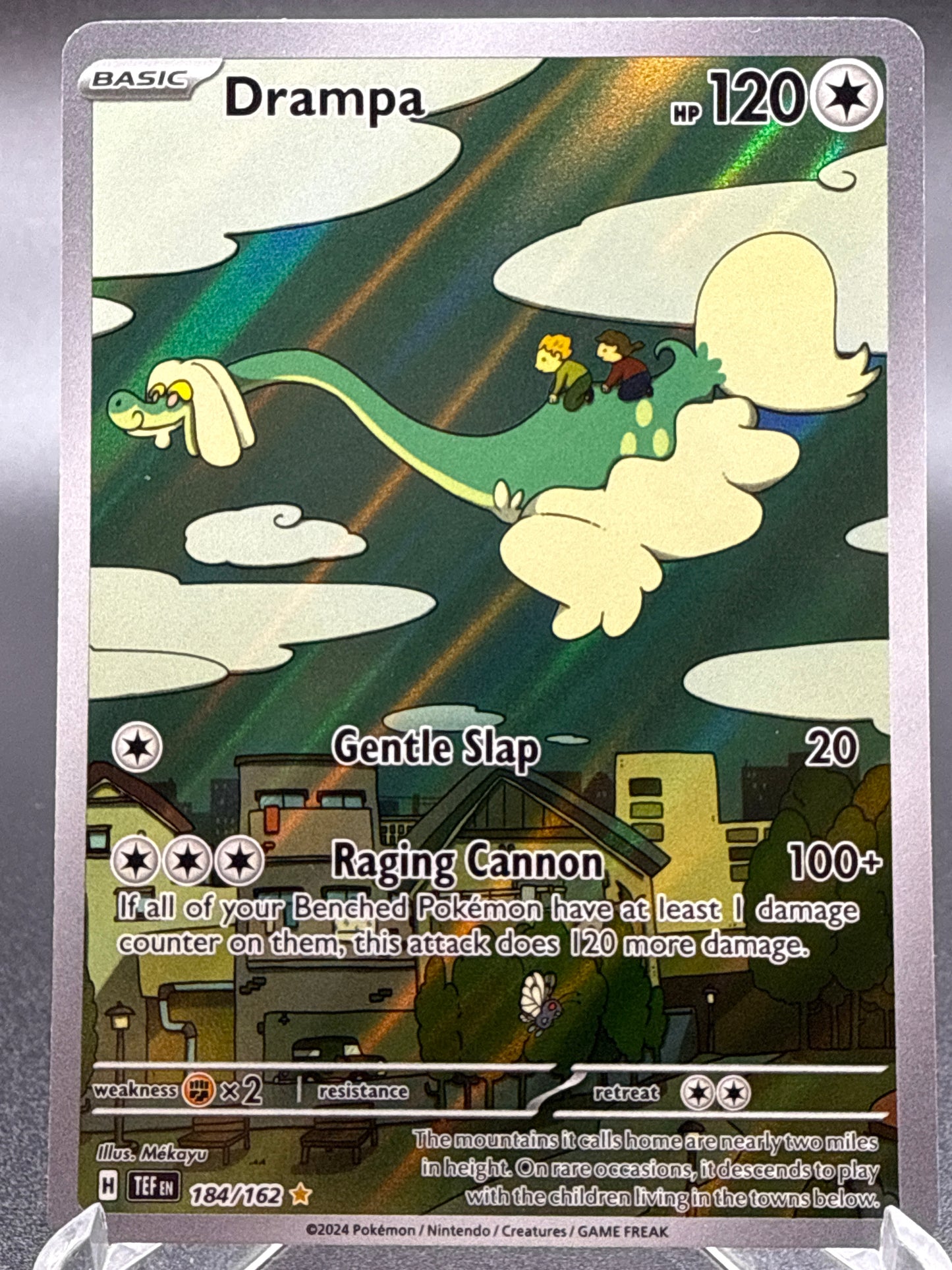 Pokémon TCG: 2024 Drampa 184/162 SV: Temporal Forces