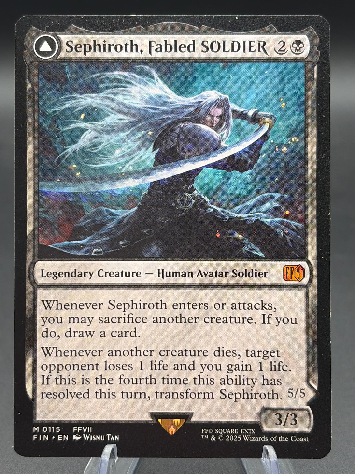 MTG TCG: Sephiroth, Fabled SOLDIER M 0115 FIN: FINAL FANTASY