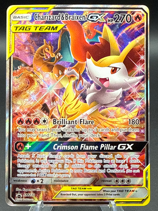 Pokémon TCG: 2019 Charizard & Braixen GX - SM230 - SM Promos
