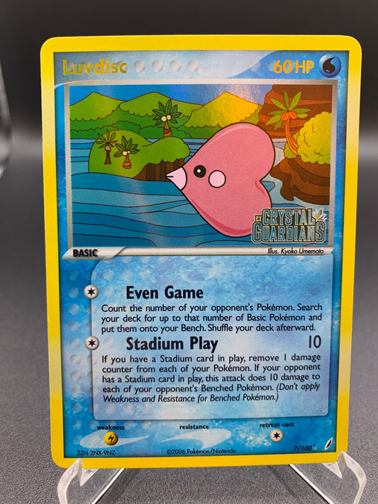 Pokemon TCG 2006 Luvdisc - 7/100 - Crystal Guardians - Stamp