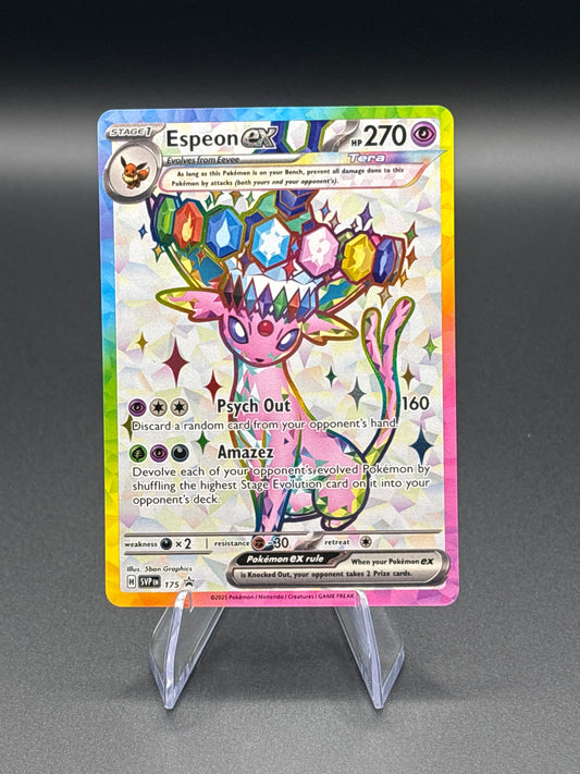 Pokémon TCG: 2025 Espeon ex #175 SV: Scarlet & Violet Promo Cards