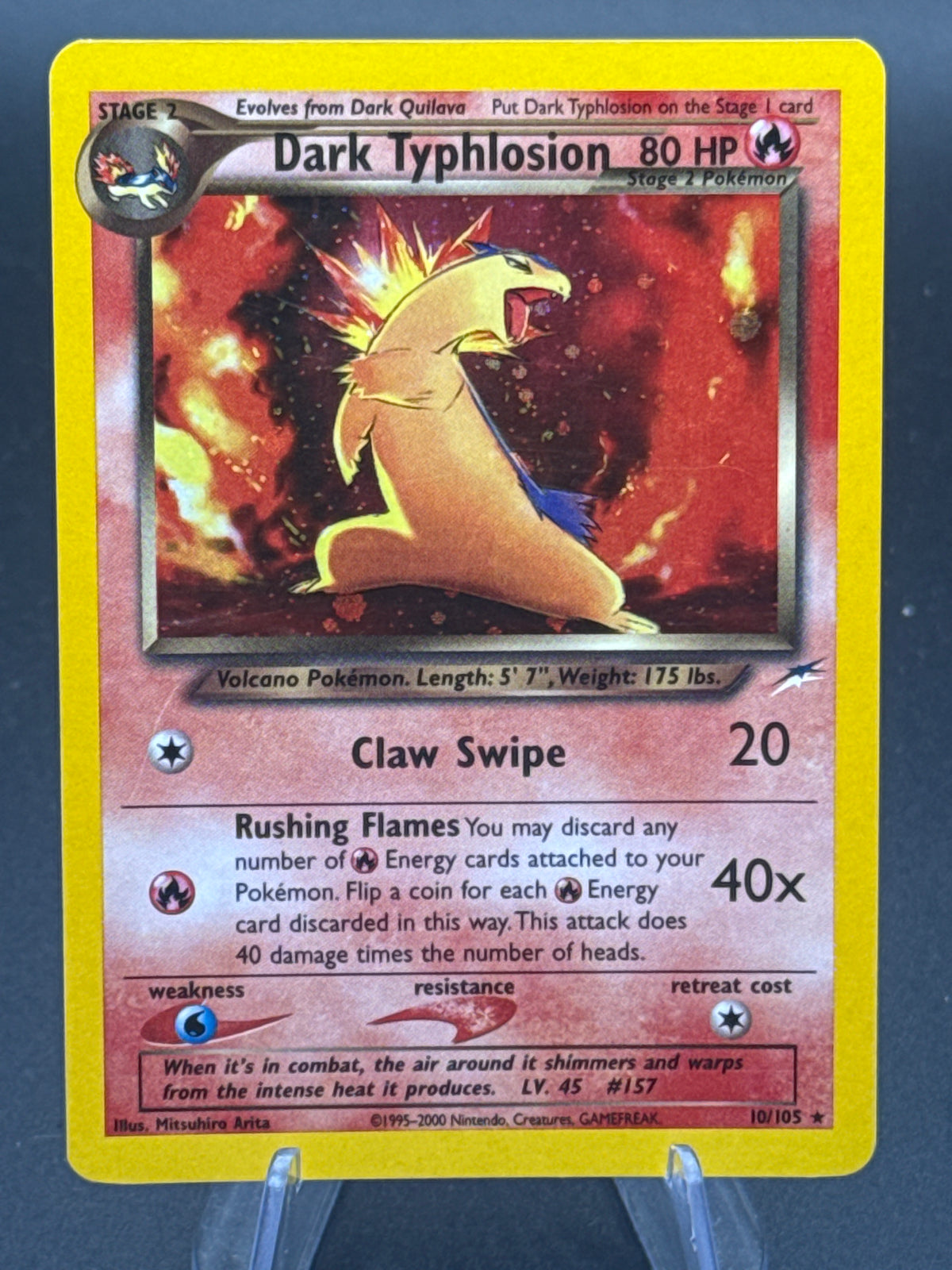 Pokémon TCG: 2001 Dark Typhlosion 10/105 Neo Destiny