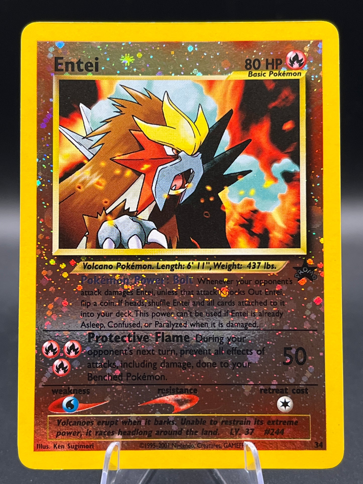 Pokémon TCG: 2001 Entei - #34 - WoTC Promo