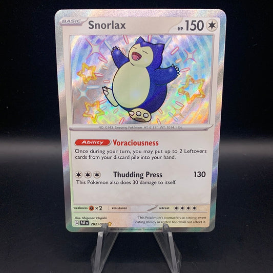 Pokémon TCG: 2024 Snorlax 202/091 S&V Paldean Fates Baby Shiny