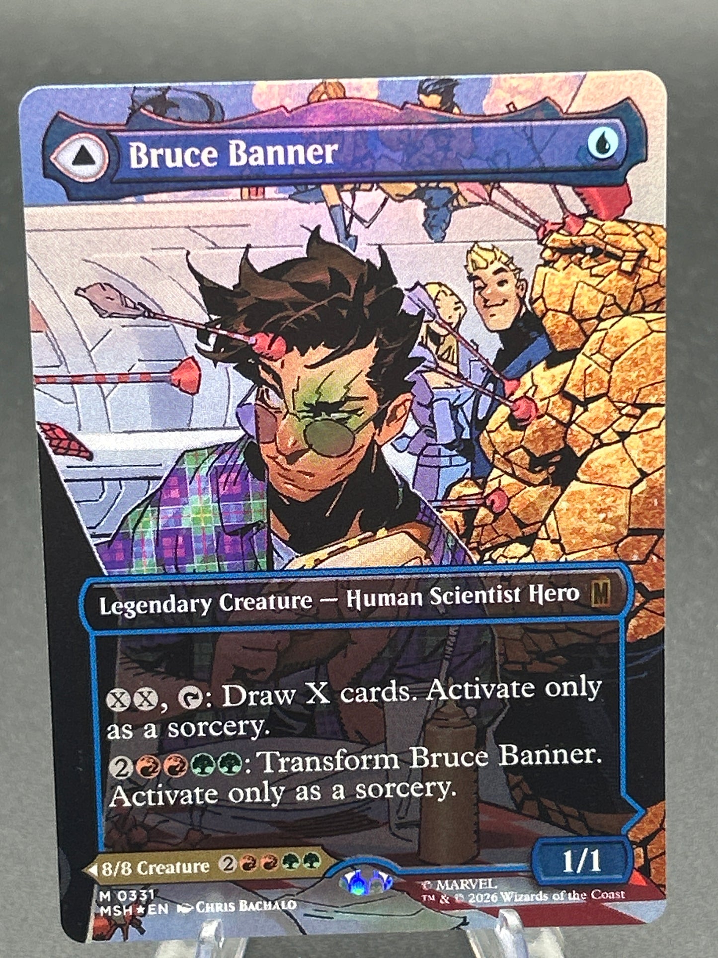 MTG TCG: Bruce Banner (Borderless) (0331) - Marvel Super Heroes (MSH)