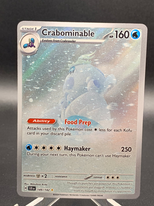 Pokémon TCG: 2024 Crabominable 149/142 SV: Stellar Crown