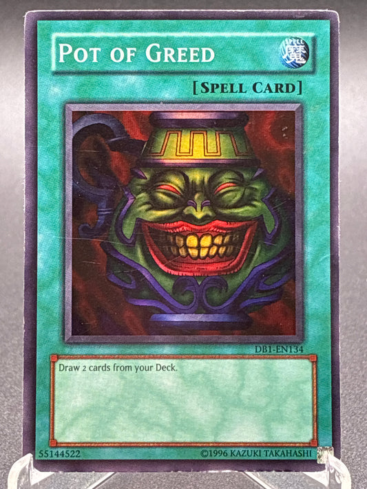 Yu-Gi-Oh! TCG: Pot of Greed - DB1-EN134 - Dark Beginning 1 (DB1)