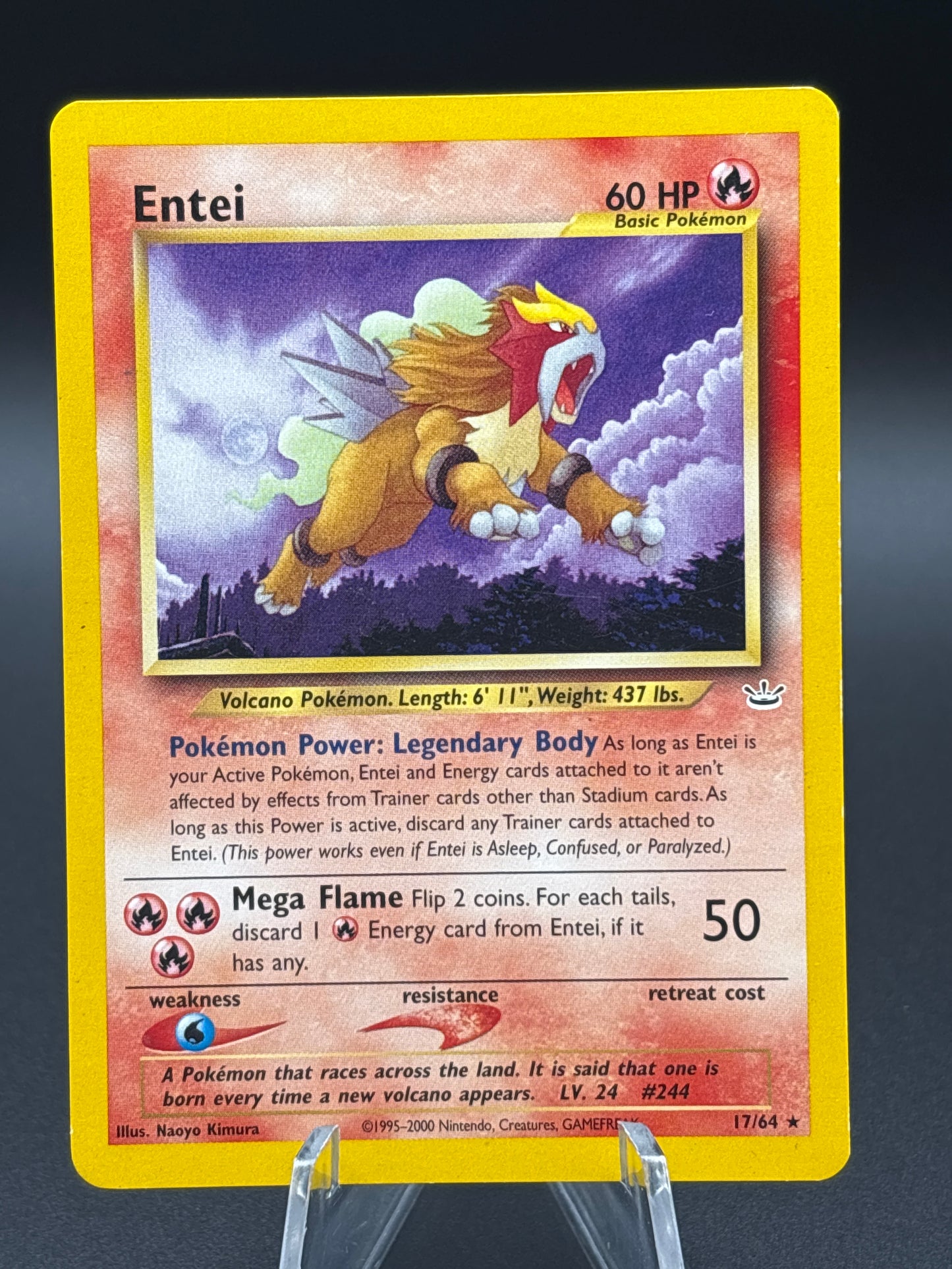 Pokémon TCG: 1995 Entei 17/64 - Neo Revelation