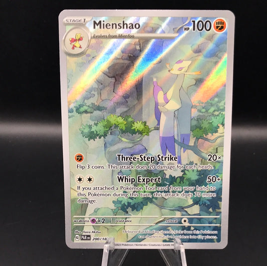 Pokémon TCG: 2023 Mienshao 200/182 SV: Paradox Rift