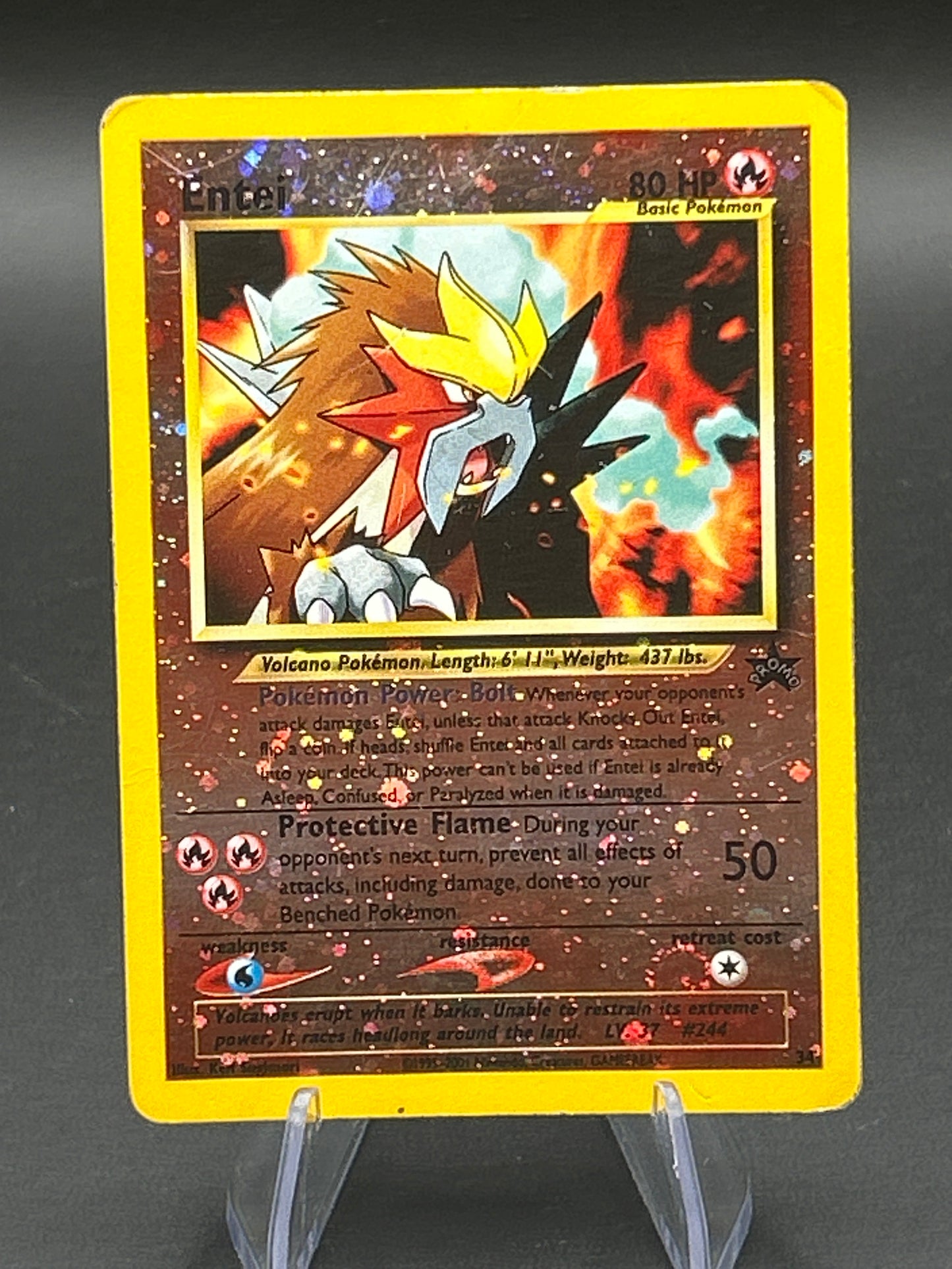 Pokémon TCG: 2001 Entei - #34 - WoTC Promo (HP)