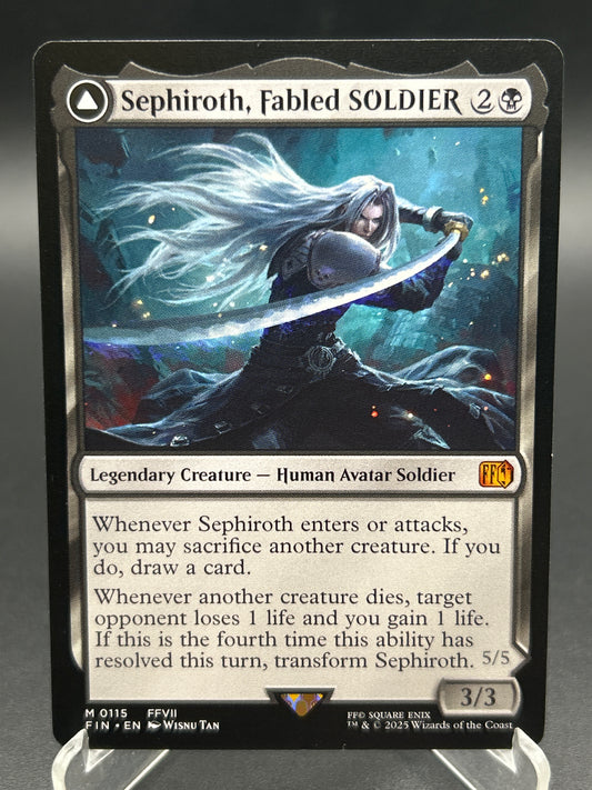 MTG TCG: Sephiroth, Fabled SOLDIER M 0115 FIN: FINAL FANTASY