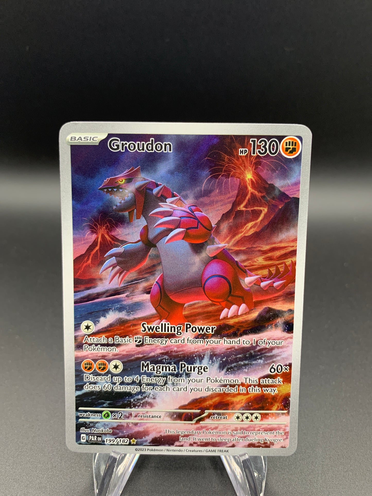 Pokémon TCG: 2023 Groudon - 199/182 - SV: Paradox Rift